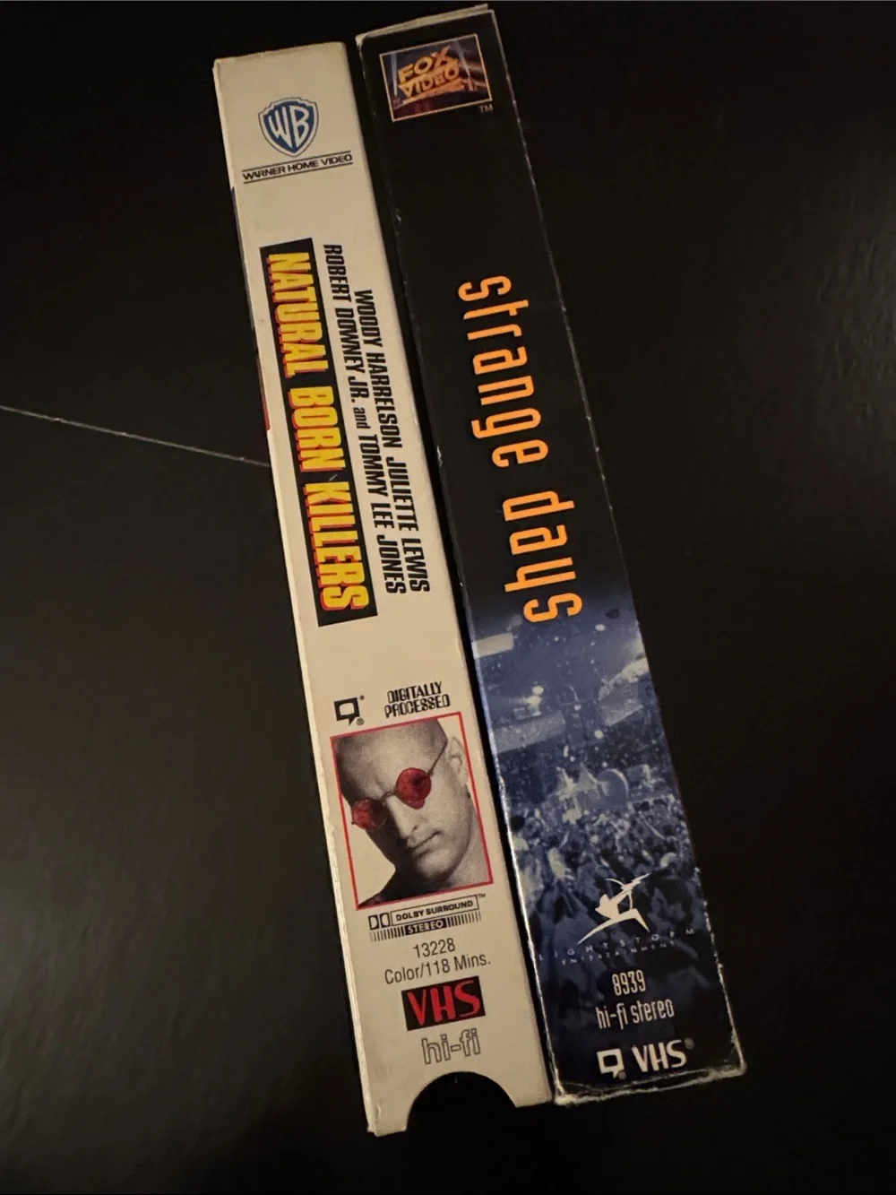 Natural Born Killers & Strange Days Movie VHS 📼 Duo - Juliette Lewis action film